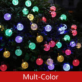 50 LEDs 10m Crystal Ball Solar Light Outdoor IP65 Waterproof String Fairy Lamps Solar Garden Garlands Christmas Decoration,