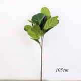 122cm Tropical Tree Large Artificial Ficus Plants Branches Plastic Fake Leafs Green Banyan Tree For Home Garden Room Shop Decor,