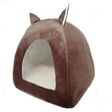 Cat Tent Nest Winter Cat Bed Foldable Indoor Cats Puppy Mascotas Casa Cave Pet House With Plush Soft Cushion лежанка для кошек,