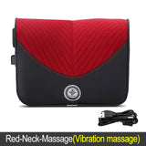 JINSERTA Car Massage Neck Support Pillow Seat Back Support Headrest Pillow Simulation Human Massage Travel Pillow Accessories,