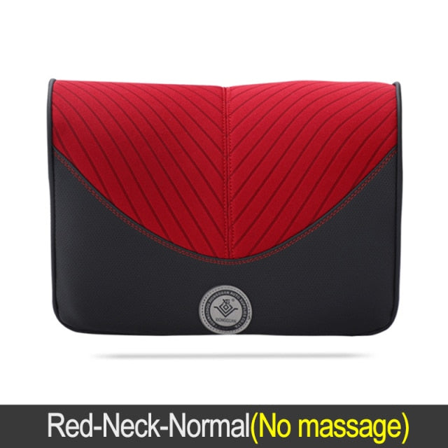 JINSERTA Car Massage Neck Support Pillow Seat Back Support Headrest Pillow Simulation Human Massage Travel Pillow Accessories,