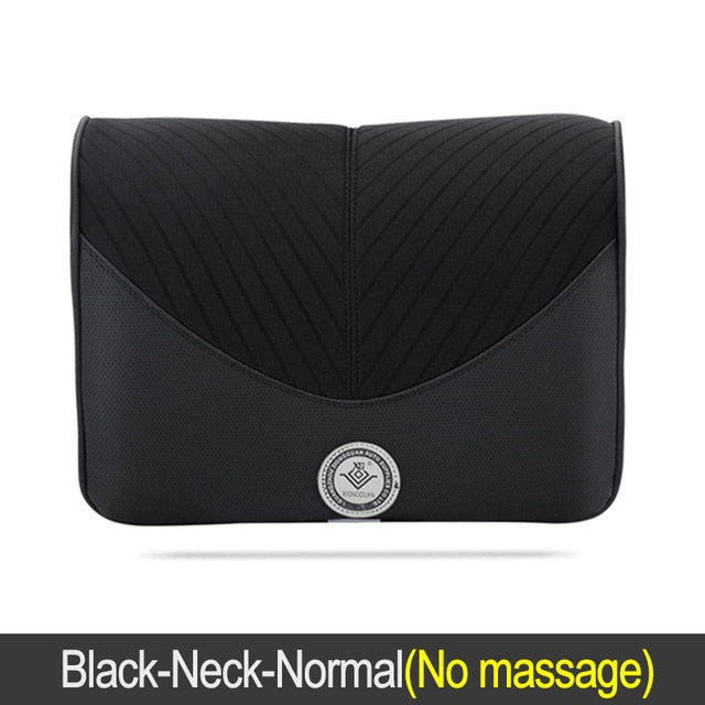 JINSERTA Car Massage Neck Support Pillow Seat Back Support Headrest Pillow Simulation Human Massage Travel Pillow Accessories,