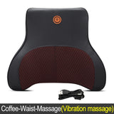 JINSERTA Car Massage Neck Support Pillow Seat Back Support Headrest Pillow Simulation Human Massage Travel Pillow Accessories,