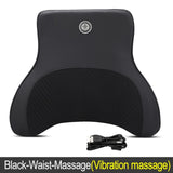 JINSERTA Car Massage Neck Support Pillow Seat Back Support Headrest Pillow Simulation Human Massage Travel Pillow Accessories,