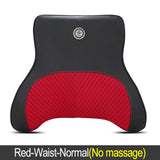 JINSERTA Car Massage Neck Support Pillow Seat Back Support Headrest Pillow Simulation Human Massage Travel Pillow Accessories,