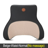 JINSERTA Car Massage Neck Support Pillow Seat Back Support Headrest Pillow Simulation Human Massage Travel Pillow Accessories,