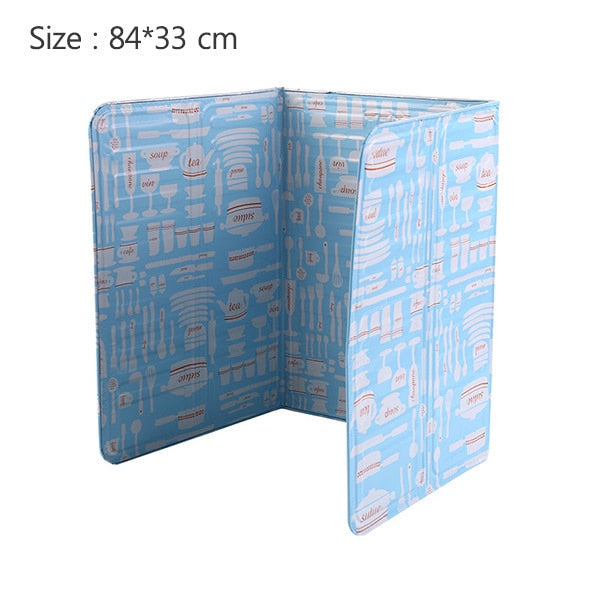 Aluminum Foldable Splatter screen Kitchen Tool Gas Stove Baffle Plate Frying Pan Oil Splash Protection Screen Kichen Accessories,