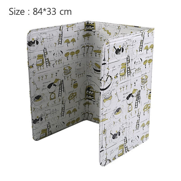 Aluminum Foldable Splatter screen Kitchen Tool Gas Stove Baffle Plate Frying Pan Oil Splash Protection Screen Kichen Accessories,