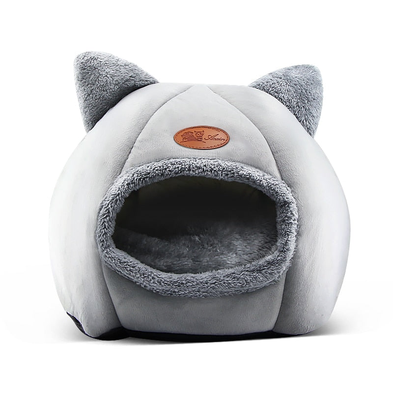 New Deep sleep comfort in winter cat bed little mat basket for cat's house products pets tent cozy cave beds Indoor,