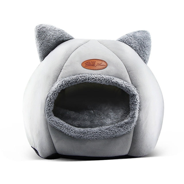 New Deep sleep comfort in winter cat bed little mat basket for cat's house products pets tent cozy cave beds Indoor,