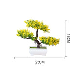 Artificial Plants Pine Bonsai Small Tree Pot Plants Fake Flowers Potted Ornaments For Home Decoration Hotel Garden Decor