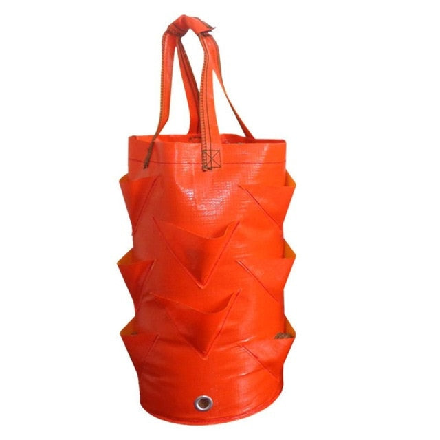 Garden Supplies Strawberry Planting Growing Bag Multi-mouth Container Bags Grow Planter Root Bonsai Plant