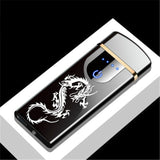 Electric Metal Lighters Windproof Dual Arc Plasma Rechargeable USB Lighter Disposable Smoking Cigarette Lighter For Men Gadgets