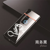 Electric Metal Lighters Windproof Dual Arc Plasma Rechargeable USB Lighter Disposable Smoking Cigarette Lighter For Men Gadgets