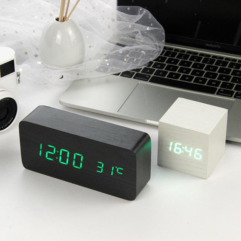 Oaktick-Digital Wooden Clock,