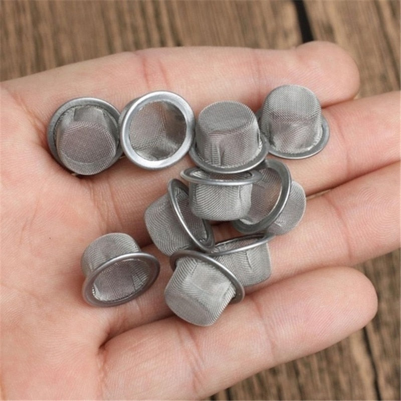 5/10/20Pcs Tobacco Smoking Pipe Metal Filter Screen Steel Mesh Smoking Pipe Filter,