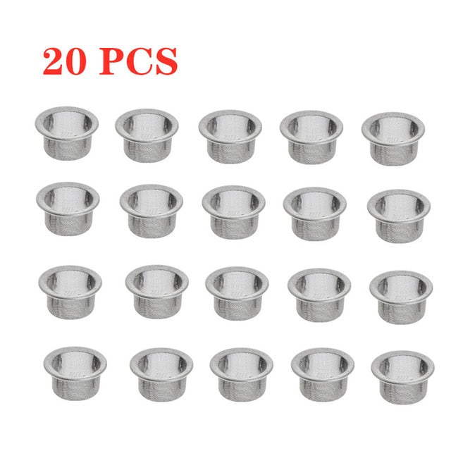 5/10/20Pcs Tobacco Smoking Pipe Metal Filter Screen Steel Mesh Smoking Pipe Filter