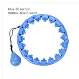 Sport Hoop Yoga Home Fitness Smart Sport Hoops Circle Not Drop Adjustable Waist Training Ring Belly Trainer Abdominal Weight,