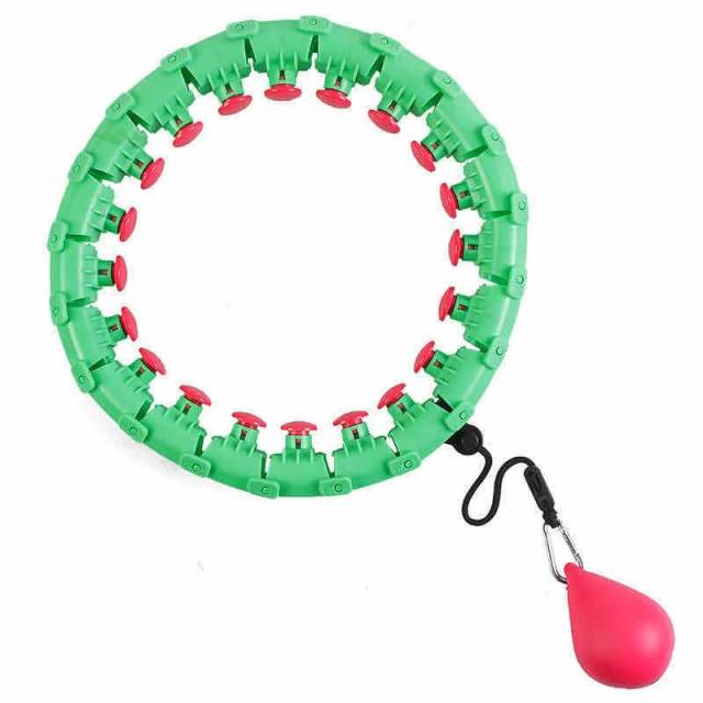 Sport Hoop Yoga Home Fitness Smart Sport Hoops Circle Not Drop Adjustable Waist Training Ring Belly Trainer Abdominal Weight,