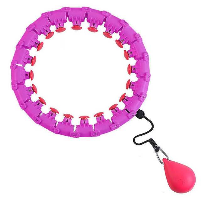 Sport Hoop Yoga Home Fitness Smart Sport Hoops Circle Not Drop Adjustable Waist Training Ring Belly Trainer Abdominal Weight,