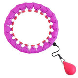 Sport Hoop Yoga Home Fitness Smart Sport Hoops Circle Not Drop Adjustable Waist Training Ring Belly Trainer Abdominal Weight,