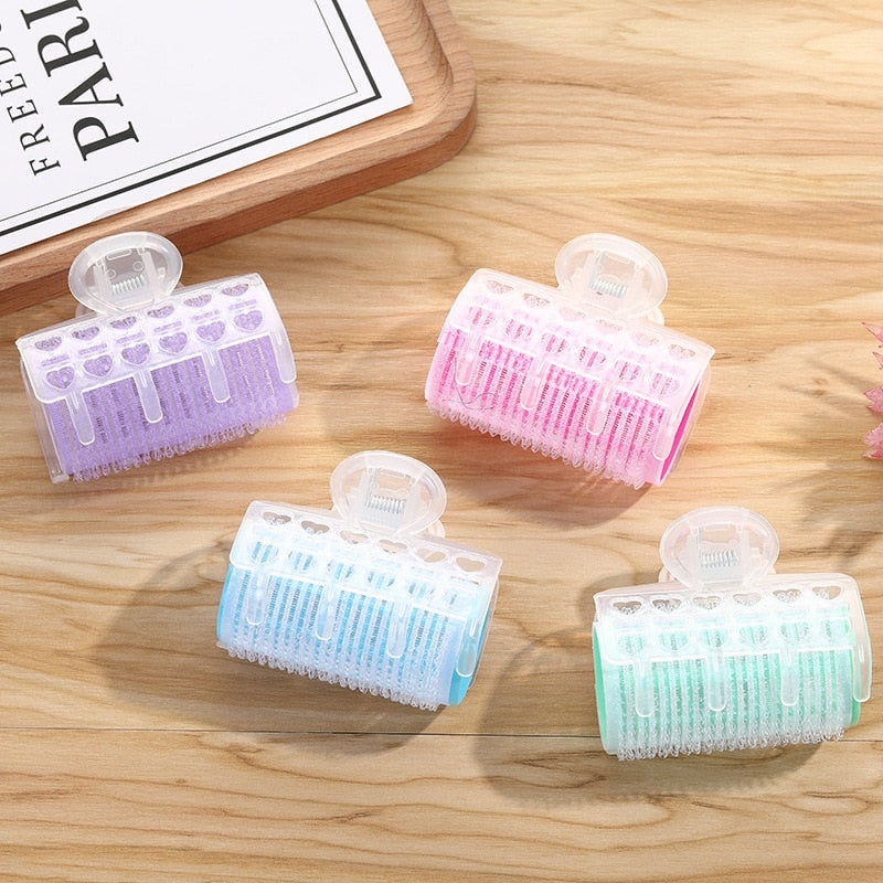 3Pcs/Lot Hair Rollers Bang Roll Curler Hair Curler Plastic Self-adhesive Hair Curling Hairdressing Tool Girl Beauty Styling Tool,