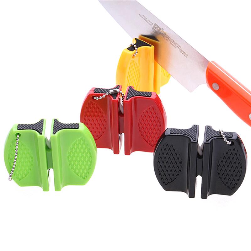 Mini Ceramic Rod Knife Sharpener Two-stage Tungsten Portable Butterfly Type Whetstone Sharpener Sharpening Knives Stone,