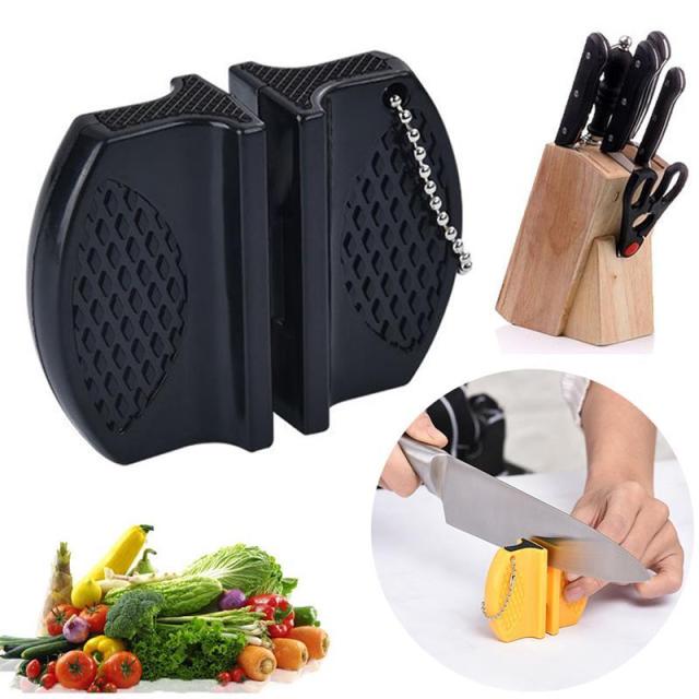 Mini Ceramic Rod Knife Sharpener Two-stage Tungsten Portable Butterfly Type Whetstone Sharpener Sharpening Knives Stone,