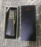 2020 New Strong Outdoor Long Gun Spray Butane Tube Lighter Kitchen Barbecue Metal Turbine Windproof Cigar Lighter