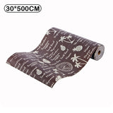 45X122 cm drawer mat oil-proof moisture kitchen table shelf liner mats cupboards pad paper non slip waterproof closet placemat