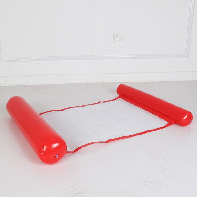 Floating Water Hammock Float Lounger Floating Toys Inflatable Floating Bed Chair Swimming Pool Foldable Inflatable Hammock Bed,