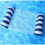 Floating Water Hammock Float Lounger Floating Toys Inflatable Floating Bed Chair Swimming Pool Foldable Inflatable Hammock Bed,