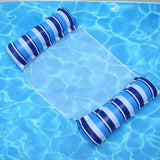 Floating Water Hammock Float Lounger Floating Toys Inflatable Floating Bed Chair Swimming Pool Foldable Inflatable Hammock Bed,