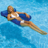 Inflatable Foldable Floating Row Backrest Air Mattresses Bed Beach Swimming Pool Water Sports Lounger float Chair Hammock Mat,