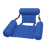 Inflatable Foldable Floating Row Backrest Air Mattresses Bed Beach Swimming Pool Water Sports Lounger float Chair Hammock Mat,