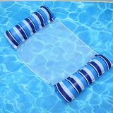 Inflatable Foldable Floating Row Backrest Air Mattresses Bed Beach Swimming Pool Water Sports Lounger float Chair Hammock Mat,