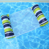 Inflatable Foldable Floating Row Backrest Air Mattresses Bed Beach Swimming Pool Water Sports Lounger float Chair Hammock Mat,