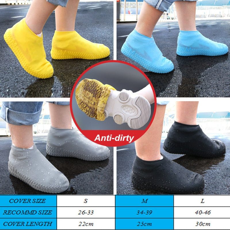 Best Boots Water Proof Shoe Cover Silicone Material Unisex Shoes Protectors Rain Boots For Indoor Outdoor Rainy Days Reusable,