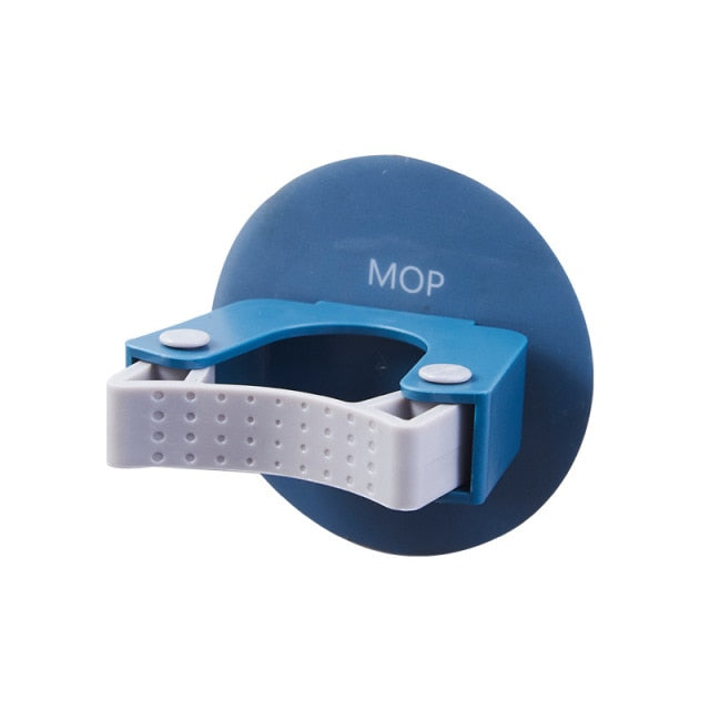 Wall Mounted Storage Mop Organizer Holder Brush Broom Hanger Storage Rack Kitchen Clip Seamless Mop Hook With Mounted Hanging,