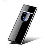 Electric Metal Lighters Windproof Dual Arc Plasma Rechargeable USB Lighter Disposable Smoking Cigarette Lighter For Men Gadgets
