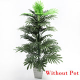 90cm Tropical Palm Tree Large Artificial Plants Fake Monstera Silk Palm Leafs Big Coconut Tree Without Pot For Home Garden Decor,