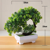 Artificial Plants Pine Bonsai Small Tree Pot Plants Fake Flowers Potted Ornaments For Home Decoration Hotel Garden Decor