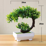 Artificial Plants Pine Bonsai Small Tree Pot Plants Fake Flowers Potted Ornaments For Home Decoration Hotel Garden Decor