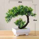 Artificial Plants Pine Bonsai Small Tree Pot Plants Fake Flowers Potted Ornaments For Home Decoration Hotel Garden Decor