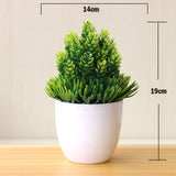 Artificial Plants Pine Bonsai Small Tree Pot Plants Fake Flowers Potted Ornaments For Home Decoration Hotel Garden Decor,