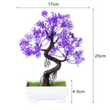 Artificial Plants Pine Bonsai Small Tree Pot Plants Fake Flowers Potted Ornaments For Home Decoration Hotel Garden Decor