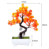 Artificial Plants Pine Bonsai Small Tree Pot Plants Fake Flowers Potted Ornaments For Home Decoration Hotel Garden Decor