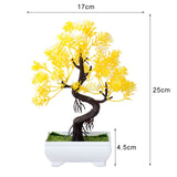 Artificial Plants Pine Bonsai Small Tree Pot Plants Fake Flowers Potted Ornaments For Home Decoration Hotel Garden Decor