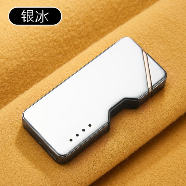 Laser Unusual Plasma Lighter Electric USB Windproof Flameless Cigarette Lighters Gadgets For Men Technology Dropship Suppliers