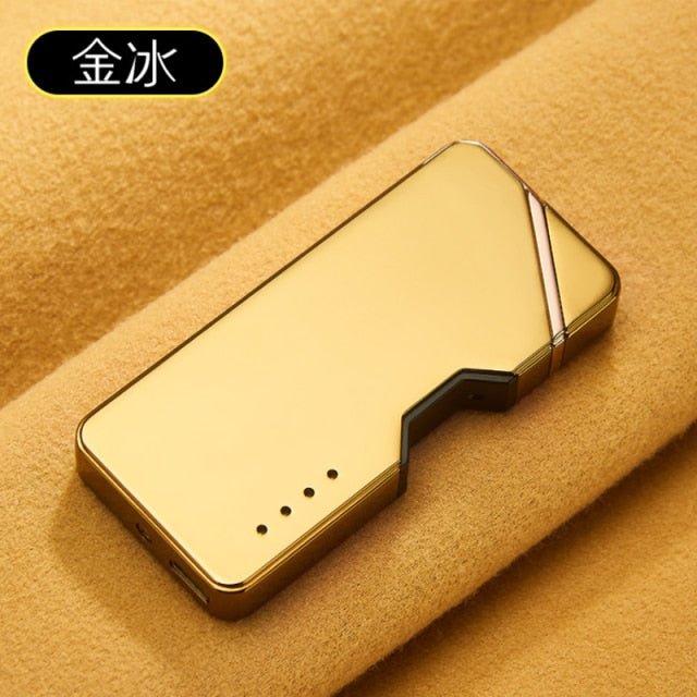 Laser Unusual Plasma Lighter Electric USB Windproof Flameless Cigarette Lighters Gadgets For Men Technology Dropship Suppliers,